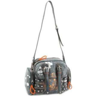 Ed Hardy Luz Crossbody Bag   Navy  