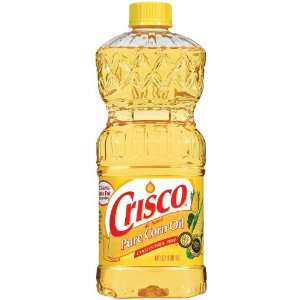 Crisco Pure Corn Oil, 48 oz (Pack of 6)  Grocery & Gourmet 
