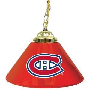  NHL MONTREAL CANADIENS 14 INCH SINGLE SHADE BAR LAMP