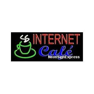  Neon Sign   INTERNET CAFE 
