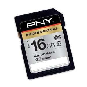  Selected 16GB SDHC CLASS 10 CARD By PNY Technologies 