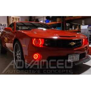   Camaro Oracle CCFL Halo Ring Kit for Headlights   Red Automotive