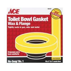  Ace No seep #1 Wax Toilet Bowl Gasket With Flange
