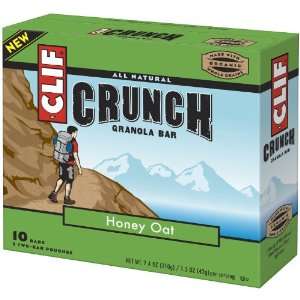  Clif Crunch Granola Bar, Honey Oat, 10 Count Health 