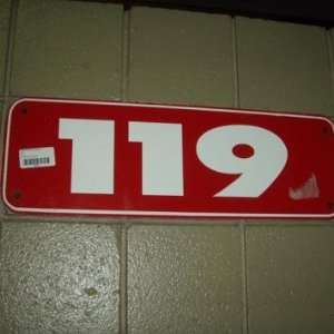  Giants Stadium 120 Section Signs Red/ White Sports 