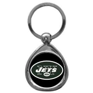  New York Jets NFL High Polish Chrome Key Tag w/ Photo Dome 