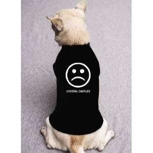CRYSTAL CASTLES FROWN band rare limited tour live DOG SHIRT SIZE L