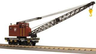 30 79215 MTH Train American Crane Car   Pennsylvania O Scale  