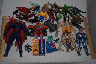 Huge random collectible loose action figure lot X Men Power Ranger 
