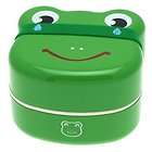 Kotobuki 2 Tiered Bento Box Frog Face New Lunch Box