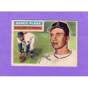  Rance Pless 1956 Topps Baseball (Near Mint and Clean 