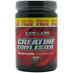 AXIS Labs CREATINE ethyl ester HCL, 396 capsules  