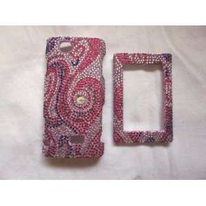  Pink Purple FACEPLATE BLING COVER CASE SKIN 4 Sharp Fx 
