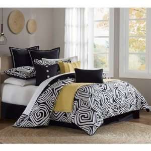  Hampton Hill Calypso Polyester Jacquard 10 Piece Comforter 