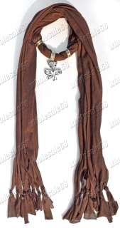 New fashion jewelry brown Scarve wholesale Cotton womens long Scarf 