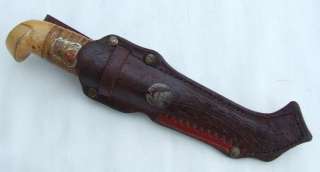 D1164 OLD SCANDINAVIAN HUNTING KNIFE  