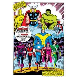  Giant Size Avengers #1 Group Iron Man by Don Heck, 48x72 