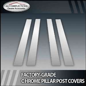  07 12 Mercedes S 550 4Pc Chrome Pillar Post Covers 