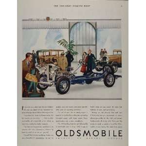   Olds Car Showroom Chassis   Original Print Ad