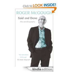 Said And Done Roger McGough  Kindle Store