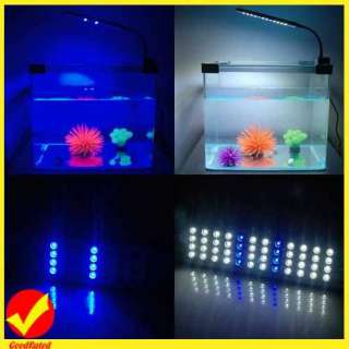Nice 48 LED Light Saving Energy Aquarium Fish Tank 2 Mode Blue&White 