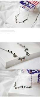 15Stories Mood Round Colorful Crystal Bronze Necklace  