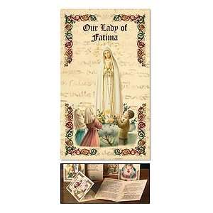   Prayer Folder, Lamiated, St. Mary, Our Lady of Fatima 