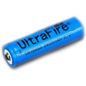  ULTRA FIRE BLUE XSL 18650 2400 mah BUTTON TOP LITHIUM 