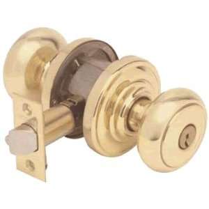 Schlage FA51AND Andover Keyed Entry Door Knob Set Featuring Decorative 