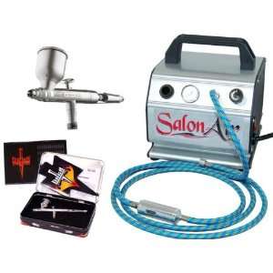  DeVILBISS DAGR Airbursh Kit with TC60 Salon Air Compressor 