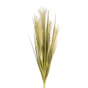  Pack of 6 Sage Green Decorative Artificial Feather Grass 