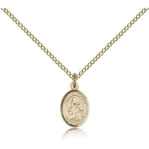 Gold Filled St. Saint Isaiah Medal Pendant 1/2 x 1/4 Inches 9258GF 