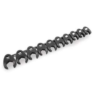   Inch Drive Metric Flare Crow Foot Wrench Set On Rail