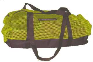 20 x 10 Mesh Gym Bag / Harvest Gold with Dynasty Bottom and Straps