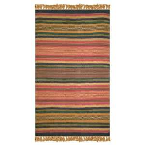 Jute rug, Fire Dance (3x5) 