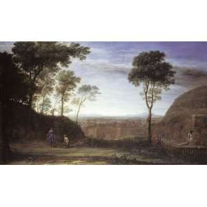  FRAMED oil paintings   Claude Lorrain   24 x 14 inches 