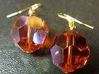 RAINBOW VINTAGE AUSTRIAN FACETED CRYSTALS BEAUTIFUL  