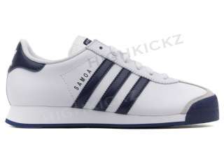 Adidas Originals Samoa Lea J White Navy G20686 Big Kids New Shoes Size 