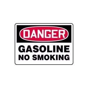  DANGER GASOLINE NO SMOKING Sign   10 x 14 .040 Aluminum 