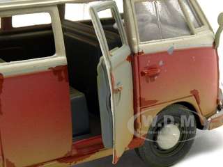   diecast model of Volkswagen Van Samba die cast model car by Maisto
