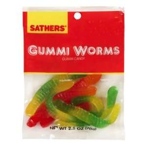 Sathers Gummi Worms (Pack of 12)  Grocery & Gourmet Food