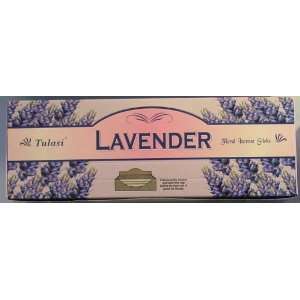   Lavender   20 Stick Hex Tube   Tulasi Floral Incense
