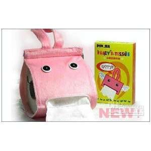  BDS   Cute Pink Bathroom Toilet Tissue Paper Roll Holder 