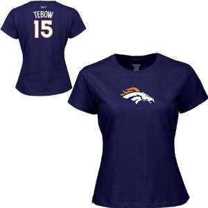  Reebok Denver Broncos Tim Tebow Womens Name & Number T 