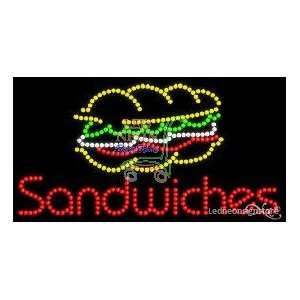  Sandwiches LED Business Sign 17 Tall x 32 Wide x 1 Deep 