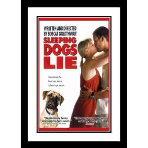 Sleeping Dogs Lie 20x26 Framed and Double Matted Movie Poster   Style 