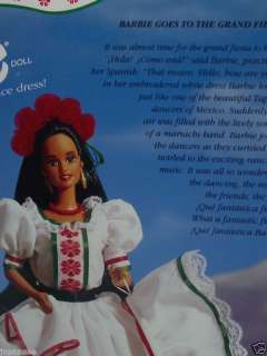 BLACK HAIR FANTASTICA BARBIE MEXICAN DOLL LIMITED EDITION NEW IN SEAL 