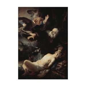  Rembrandt Van Rijn   Abrahams Sacrifice Giclee