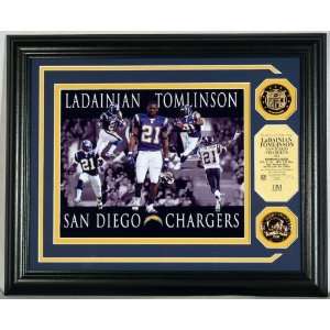 San Diego Chargers LADAINIAN TOMLINSON Dominance PHOTOMINT & 24KT GOLD 