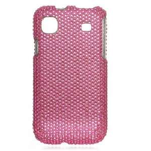  Samsung Vibrant T959 Full Diamond Case   Pink Cell Phones 